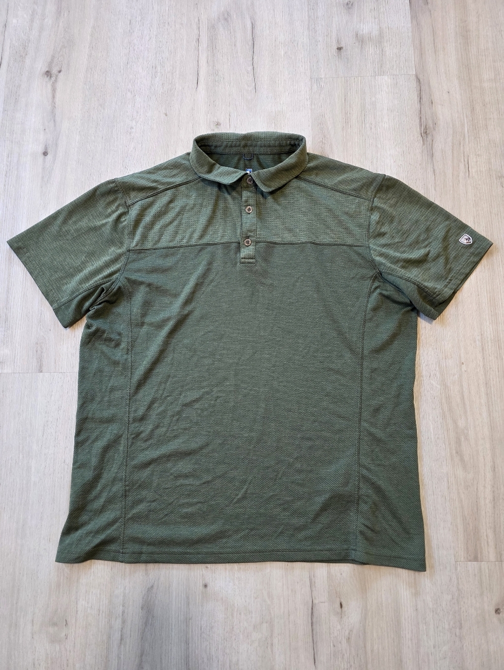 Kuhl Engineered Polo Shirt Men's Size XL Green